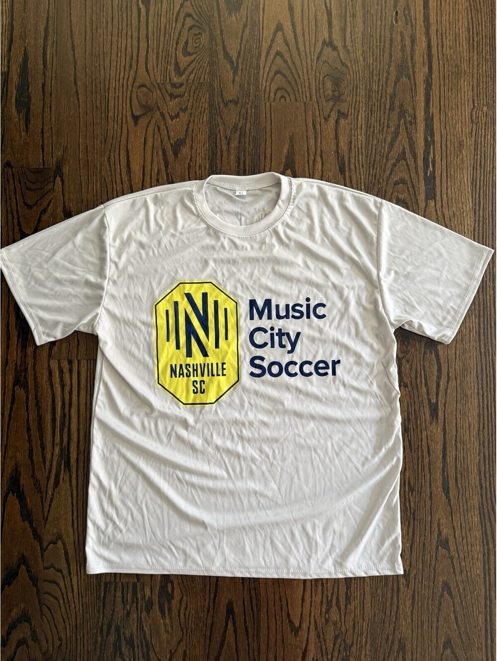 Nashville SC Music City Soccer Jersey Mens XL Gray MLS Publix Soccer Promo Tee